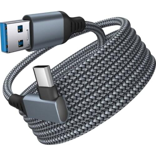 VR Link Cable Fast Charging For Oculus Quest 2 High-speed Transmission Data Line 5Gbps Data VR Headset USB C