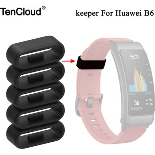 Band Keeper Fasten Ring For Huawei Band B6 Retaining Rubber Loop For GarminMove 3S Bracelet Security Holder 18mm Fixed Buckle