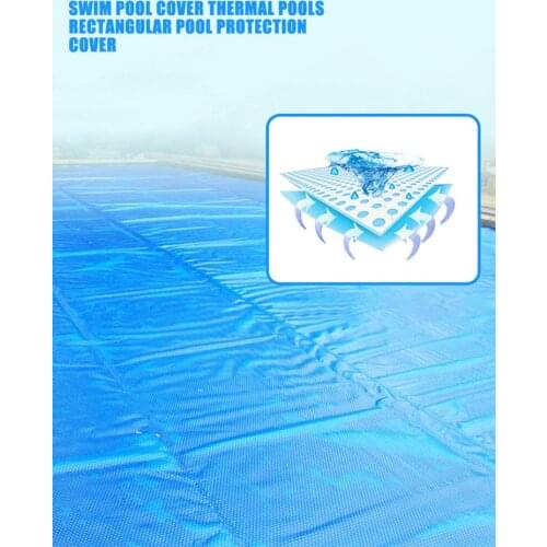 Swim Pool Cover Thermal Pools Rectangular Protection Cover LDPE Safe Durable And Pollution-free Waterproof From Dust Insects