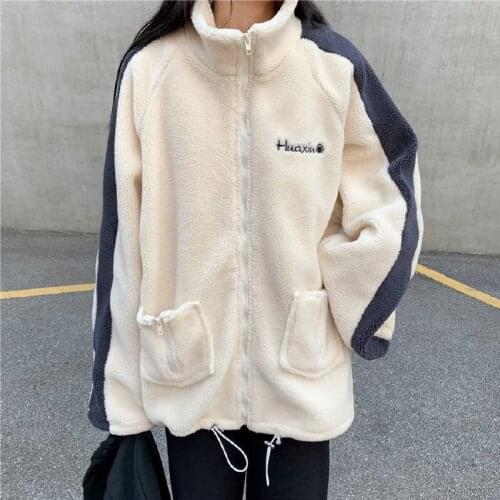 Winter New Fashion Patchwork Women Coats Oversize Womens Clothing Spring Fall Thick Jackets Ladies Plus Size Streetwear Korea