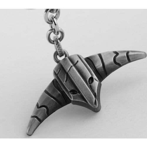 New Game Jewelry Keychain Dota Goat Logo Pendant Keyrings Props Ornaments Car Styling Decor Gift for Player Game Gift