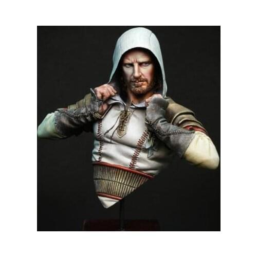 New Unassembled 1/12 man talk Fantasy Warrior Soldier bust Resin Kit DIY Toys Unpainted resin model