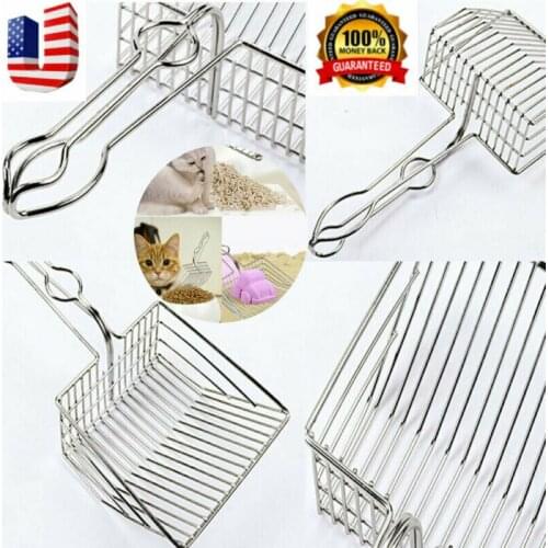 New Metal Kitten Sand Cleaner Cat Litter Scoop Cleaning Tools Pet Sand Shovel Litter Housebreaking