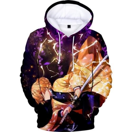 Personalized 3D Demon Slayer Kimetsu no Yaiba Hoodie Mens Womens Sweatshirt Hoodie Mens Black and White Checkered Pattern