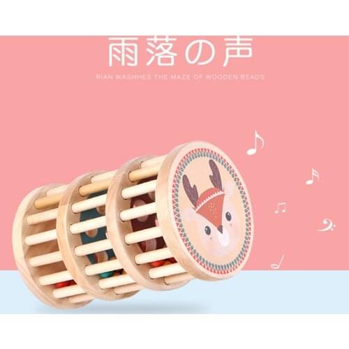 Develop Baby intelligence grasping handbell toy musical instruments rain sound Baby Toys Fun Little Loud Bell Baby Ball Rattles