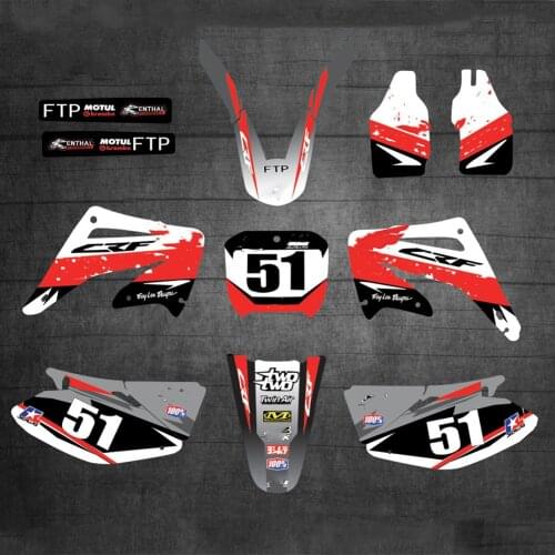 Motocross Stickers GRAPHICS Decals Kits For Honda CR250 CR125 2002 2003 2004 2005 2006 2007 2008 2009 2010 2011 2012 250CR 125CR