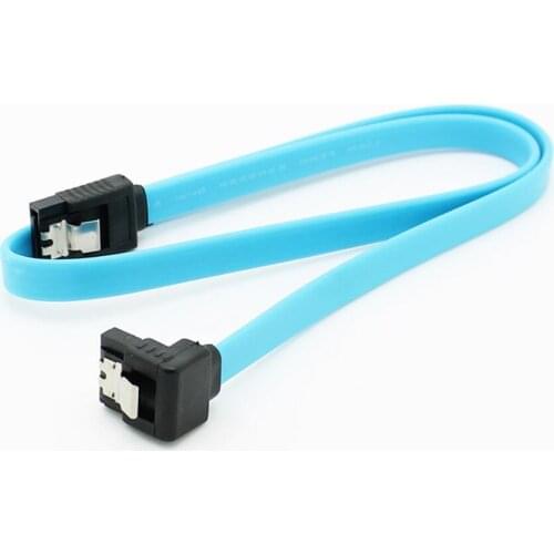 Super Speed 6Gbps 50CM SATA 3.0 Cable 6GB/s SATA III SATA 3 Cable Flat Data Cord Straight-Right Angled
