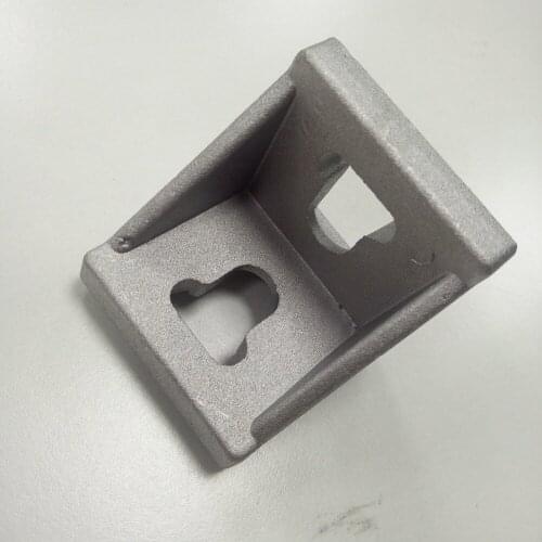 10pcs 4040 corner fitting angle aluminum 40 x 40 L connector bracket fastener match use 4040 industrial aluminum profile