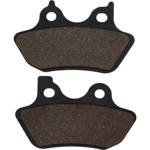 Cyleto Motorcyclel Rear Brake Pads for Harlry-Davidson Heritage Softail 2001-2007 Fat Boy 2000-2006 Softail Deluxe 2005-2007