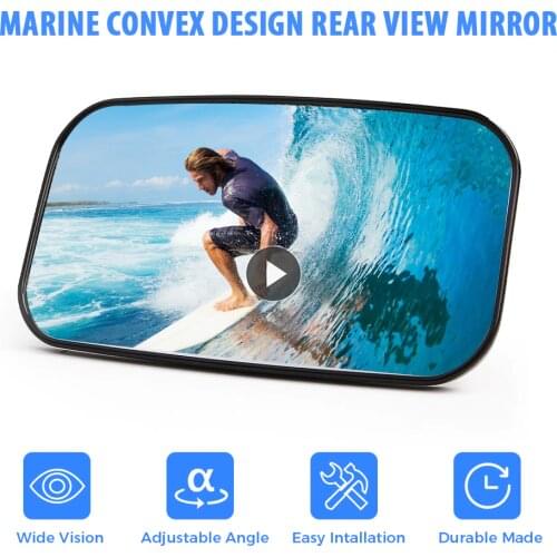 KEMIMOTO Universal Boat Ski Rear View Mirror for Jet Ski Watersport Personal Watercraft Mirror For Yamaha Sea Doo For Kawasaki