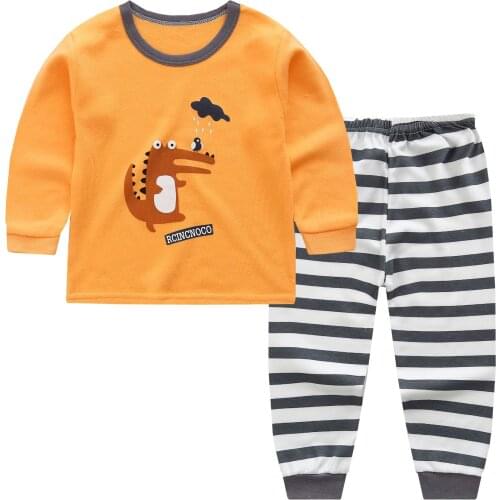 ZWF1204 Autumn Kids Clothes Fashion Boy Long Sleeve Pullover Tops + Pants Sports Suit Girl High Quality Cotton Sets For Children