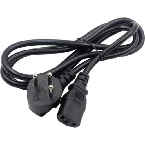1.5M Israel SI-32 3 pin Plug to IEC C13 Female PDU UPS Power Cables ISRAEL Power Supply Cord For PC Computer Monitor Printer TV