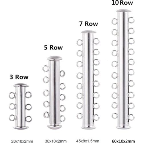 10pcs Golden/White K Copper Magnetic Clasps Jewelry Findings Making DIY Connected Clasps For Pearl Necklace Bracelets Handmade