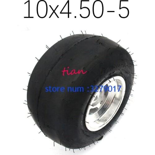 2019 Hot Sale High Performance 10x4.50-5 Rubber Tyres with Hub Fit for GO KART KARTING ATV UTV Buggy Golf Touring Car