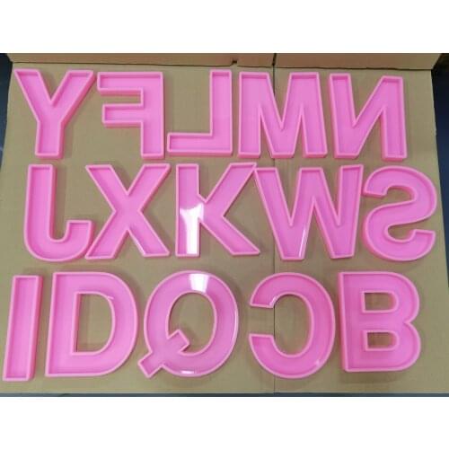 6 inch Height Alphabets Silicone molds Resin Silicone molds