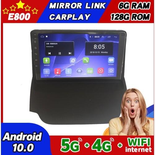 6GB Ram 128GB Rom 9 Inch 2Din Car Radio Android 10 Multimedia Autoradio Bluetooth Stereo For Ford Ecosport 2015 GPS Navigation