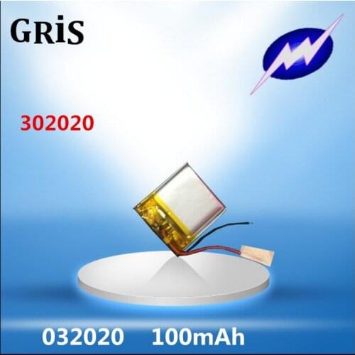 3.7V polymer lithium battery 302020032020 110mah Bluetooth wireless mouse MP3 navigation + Rechargeable Li-ion Cell