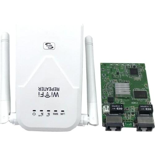 802.11b/g/n/ac Wireless Wifi Repeater 750 Mbps Mini Repetidor Wifi Signal Amplifier EU/US 2.4G+5.8G Wifi Extender 2*5dBi Antenna