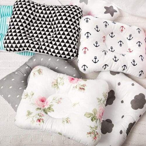 Baby Pillow Shape Pillow Anti-offset Highly-quality Children Pillow 0-1 Years Old Cotton Breathable Pillow Cotton Baby Pillow