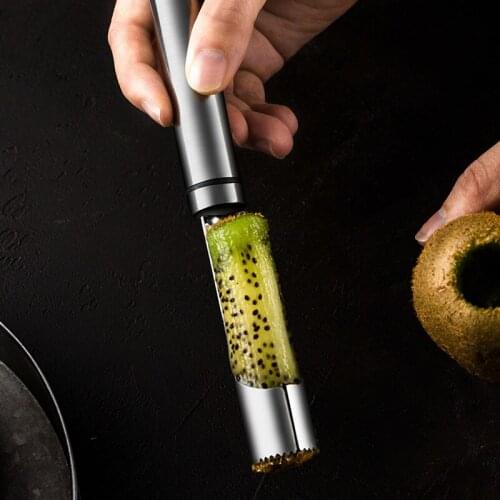 Fruit Core Puller Fruit Tools Kitchen Gadget Mud Monkey Peach Kiwi Apple Core Puller Stainless Steel Fruit Corer