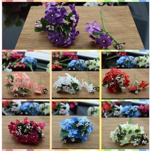 Artificial flowers new hot good simulation of high-end wedding flower plum flower garlands material diy accessories shoot props