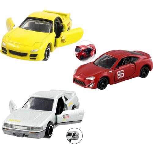 TAKARA TOMY Alloy Model Cars Toys TOMICA Head D Simulation Toy Text Ae86 Car Toys For Kids