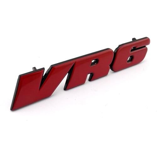 Golf3 Decal MK3 Grille Logo Red VR6 Car Front Grill Badge Emblem Sticker for passat