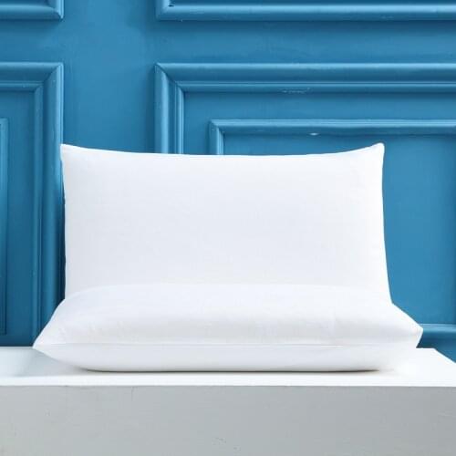 1/2PCS Bedding Pillowcases Pillowcovers Solid White Black Covers Cases For Sleeping Pillow Home Textile