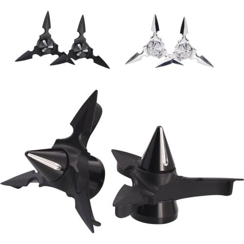 Motorcycle Plastic Front Axle Nut Covers Rotating Arrow For Harley-Davidson XG 15-Later Dyna 08-17 Touring Models 2008-Later