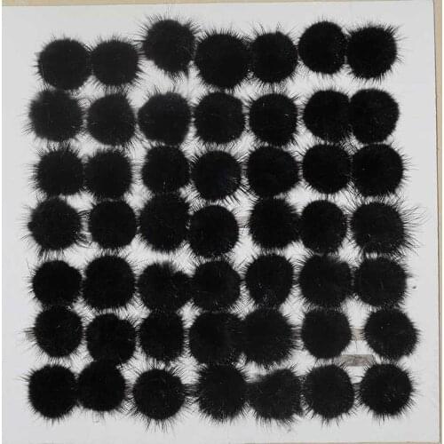 Ms.MinShu Real Mink Fur Bobble Natural Mink Fur Pompom Accessories Decorating on Clothes, shoes Mink Fur Ball