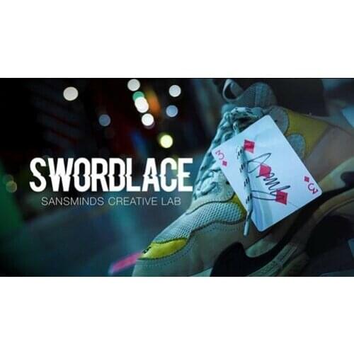 Pro Series: Swordlace White (DVD and Gimmick) by SansMinds Creative Lab Street Magic Tricks Illusions Funny Close up Magic Props