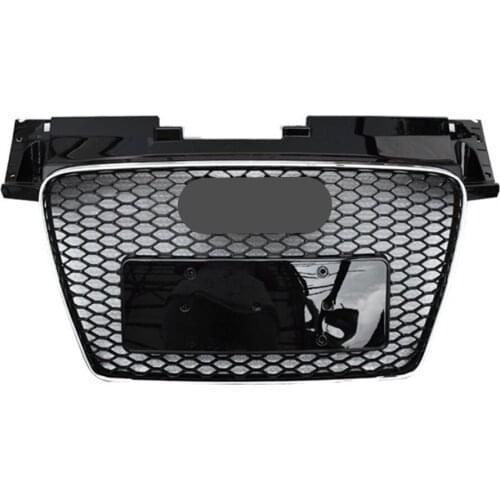 For TTRS Style Car Front Bumper Mesh Car Front Grille Racing Grill for Audi TT/TTS 8J 2006-2014 Car Mesh