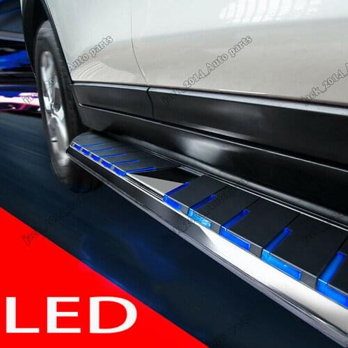 LED Running Board Rail Side Step Bar Platform 2pcs/set Fit for 2017 2018 Honda CRV