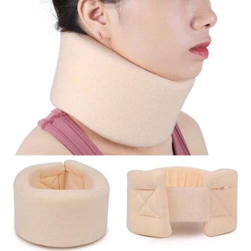 Soft Foam Neck Brace Universal Cervical Collar Adjustable Neck Support Brace Migraine Cervical Spine Collar Neck Pain Relief