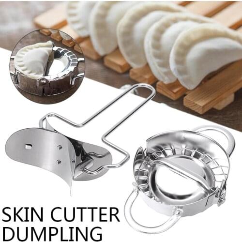 2pcs/set Stainless Steel Dumpling Mould Ravioli Dumpling Making Press Mould Kitchen DIY Handmade Dumpling Wraper Dumpling Maker