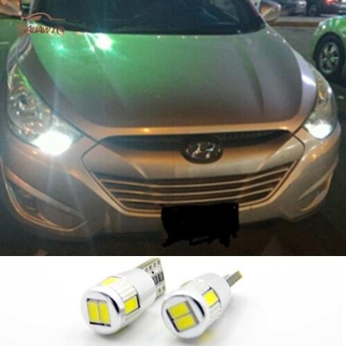 2 x LED W5W T10 Car Light Clearance Lights for Hyundai i30 ix35 sonata getz tucson elantra accent solaris Lantra iMAX