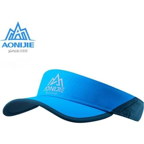AONIJIE E4080S Lightweight Adjustable Sports Summer Sun Visor Cap Hat with Strap Anti UV For Beach Golf Fishing Marathon