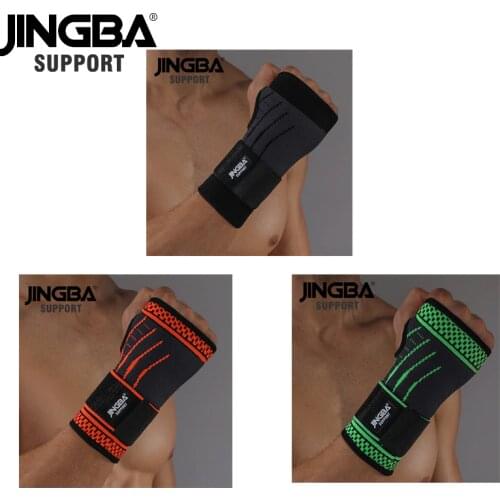 JINGBA SUPPORT 1PCS Weightlifting Fitness Bandage hand brace support Ankle Wrist Protector boxing hand wraps