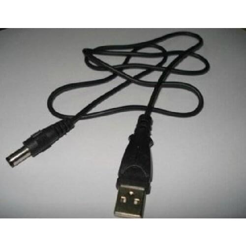 Free Shipping!!! 100pcs USB power cable wire DC line to take (5.5MM plug)