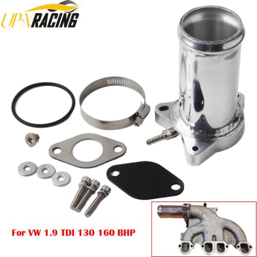 CHEAPER SHIPPING 57MM aluminum pipe Diesel EGR Delete Kit for VW 1.9 TDI 130/160 BHP 1112