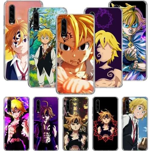 Seven Deadly Sins Meliodas Case for Huawei P20 P30 P40 P Smart Z + P10 Mate 30 10 20 Lite Pro Silicone Shell Phone Coque Cover