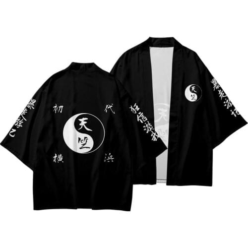 Anime Tokyo Revengers T-shirt Hanagaki Takemichi Ken Ryuguji Cloak Tops Jackets Cosplay Kimono Halloween Costume for Adult Men