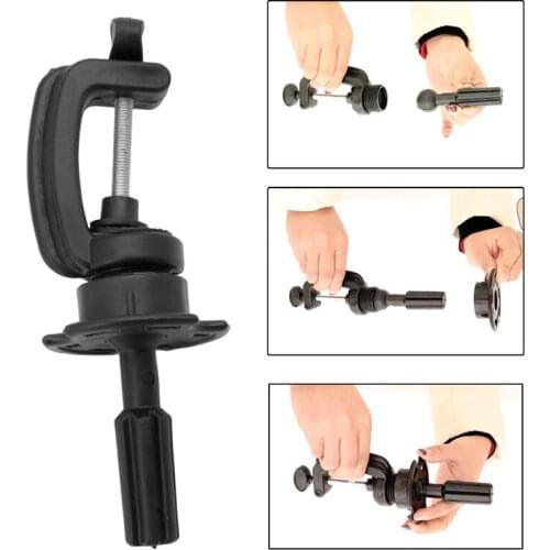 Cosmetology Mannequin Head Wigs Stand Holder Desk Clamp Adjustable Hair Tool T8DF
