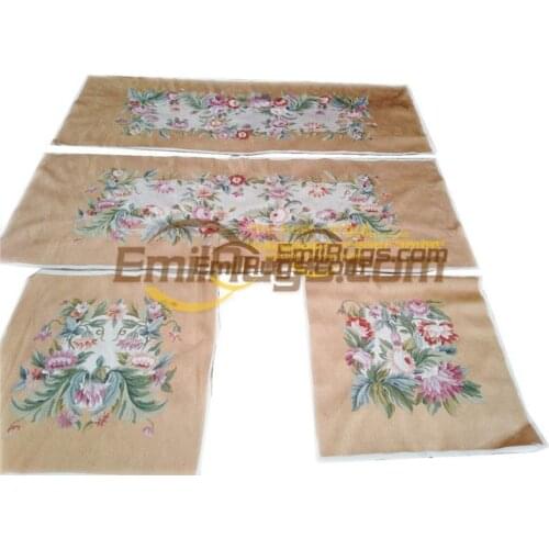 Embroidery Chair Covers Handmade Woven Square Sofa Chair Decor Needlepoint Hand Woven Wool Varies Rectangular Sofa Cushions