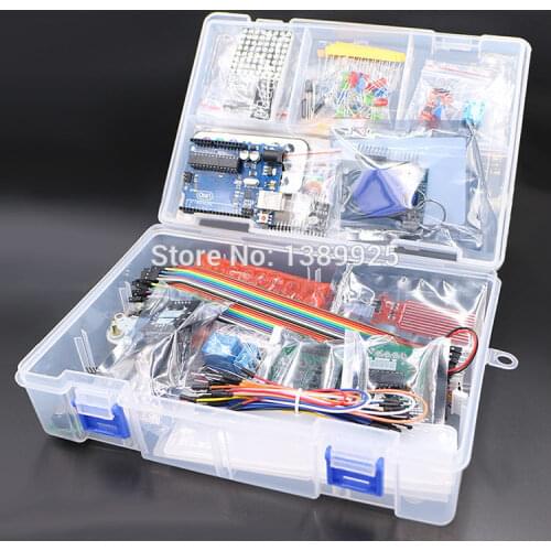 Updated Advanced Version RFID Starter Kit Learn Suite 1602 LCD Starter Kit for Arduino UNO R3 with Tutorial