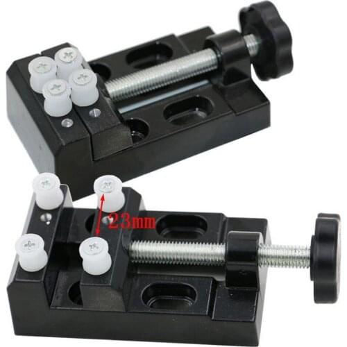 Mini bench vise table clamp flat nose clamp olive walnut electric grinder clamp clamp 05 X 55 X 35mm wood lathe accessories