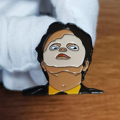 The Office Schrute Masking Brooch No One Can Stop I making fun at the working place