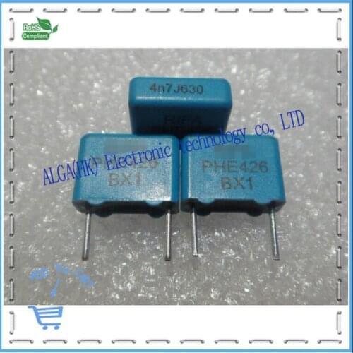 PHE426 film capacitor 0.0047 uf nf 4.7 4700 pf / 630 v P = 7.5 mm