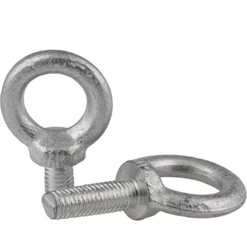 Lifting Eye Bolts Ring Screw Bright Zinc Plated Male Bolt M6 M8 M10 M12 M16 M20