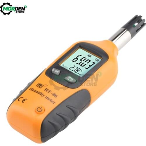 Portable Mini HT-86 Precision Hygrometer To Measure Air Temperature Humidity eter Gauge Psychrometer Tool Accessores